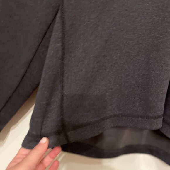 Pebble Beach Performance Gray Quarter Zip Long Sleeve Top Size XL 💗 - Picture 4 of 9